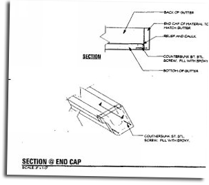 Section end cap