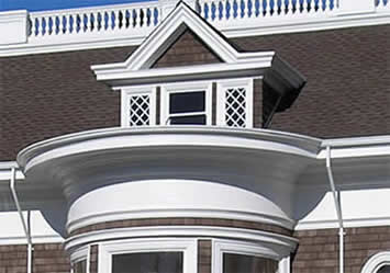 Custom Curved Wood Gutters