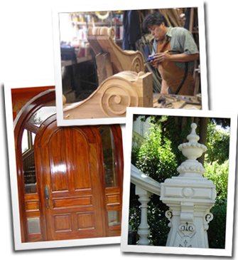 Samples of Custom Victorian Woodworking