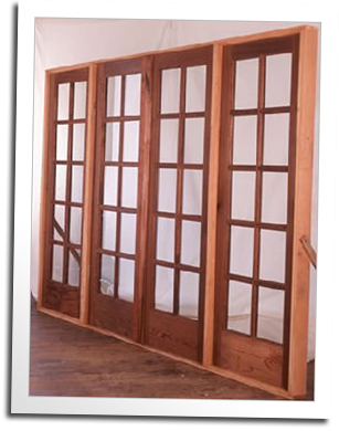 Redwood French Doors