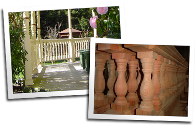 Custom balustrade for home in Cutten and balustrades for a widow's walk in Napa