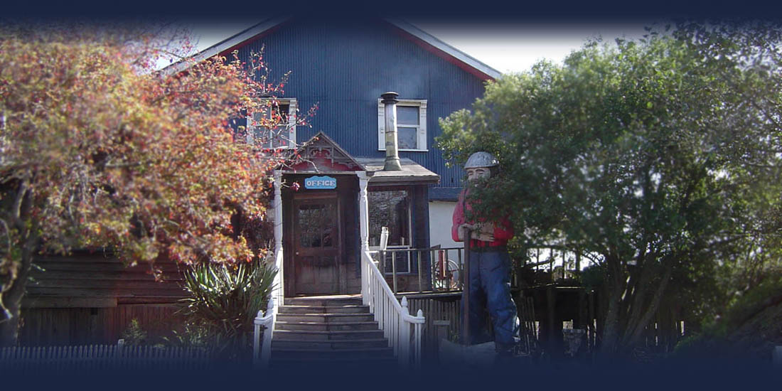 The Blue Ox main offices are in the old North Mountain Power Company building circa 1904