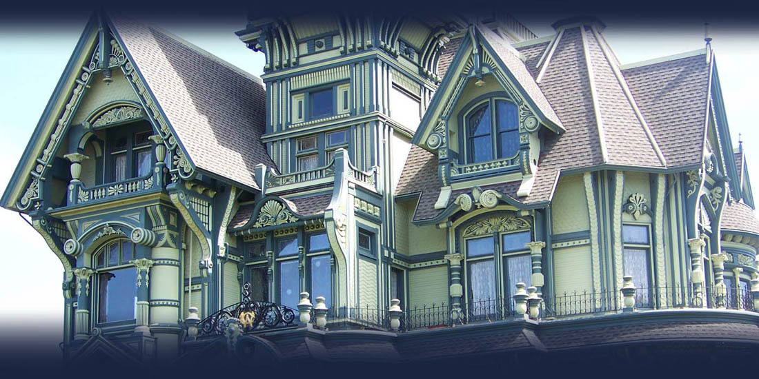 The historic Carson Mansion - Eureka, CA