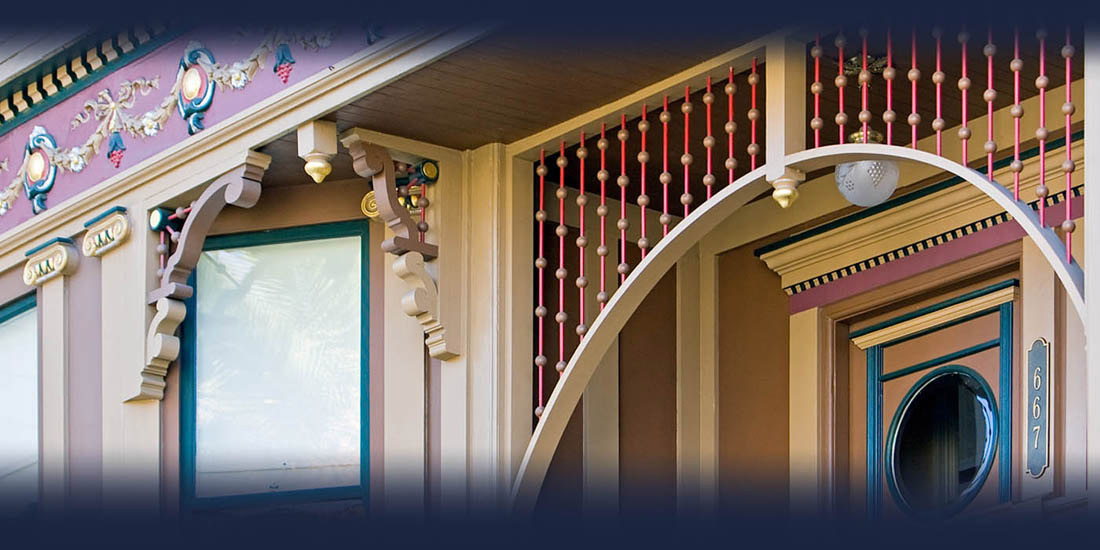 Victorian gingerbread adorns this home on Waller Street in San Francisco