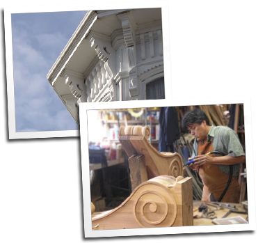 Custom corbels by Blue Ox Millworks