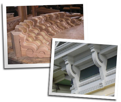 Corbels by Blue Ox Millworks