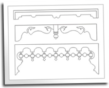 Wood Spandrel Patterns