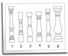 Turned Baluster Patterns