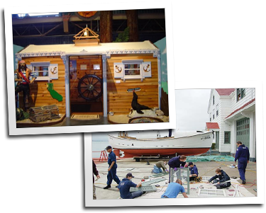 State fair display and Coast Guard restoration